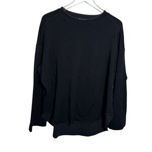 Beautiful People LA size small Super Soft Fleece sweatshirt black top